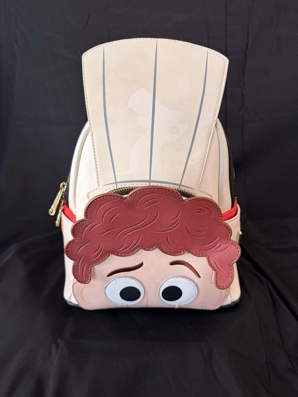 NWT- 15th Anniversary Loungefly Disney Pixar Ratatouille Linguini Glow Cosplay M